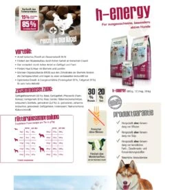 Bewi Dog H-Energy 25kg -Haus Tier Verkauf hi energyzusammenfassung